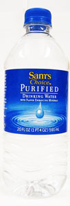 Sams Choice Water Bottle